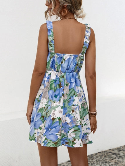 Sleeveless Printed Dress