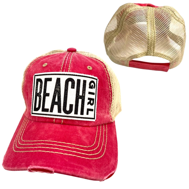 Beach Girl | Woman's Hat | Distressed