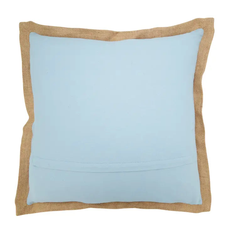 Seaside Splash Fish Throw Pillow